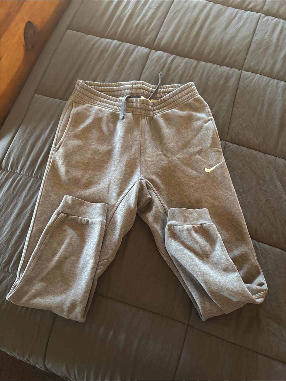 Nike Kids Light Gray Sweat Joggers